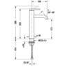 Смеситель для раковины однорычажный Duravit C11030002010