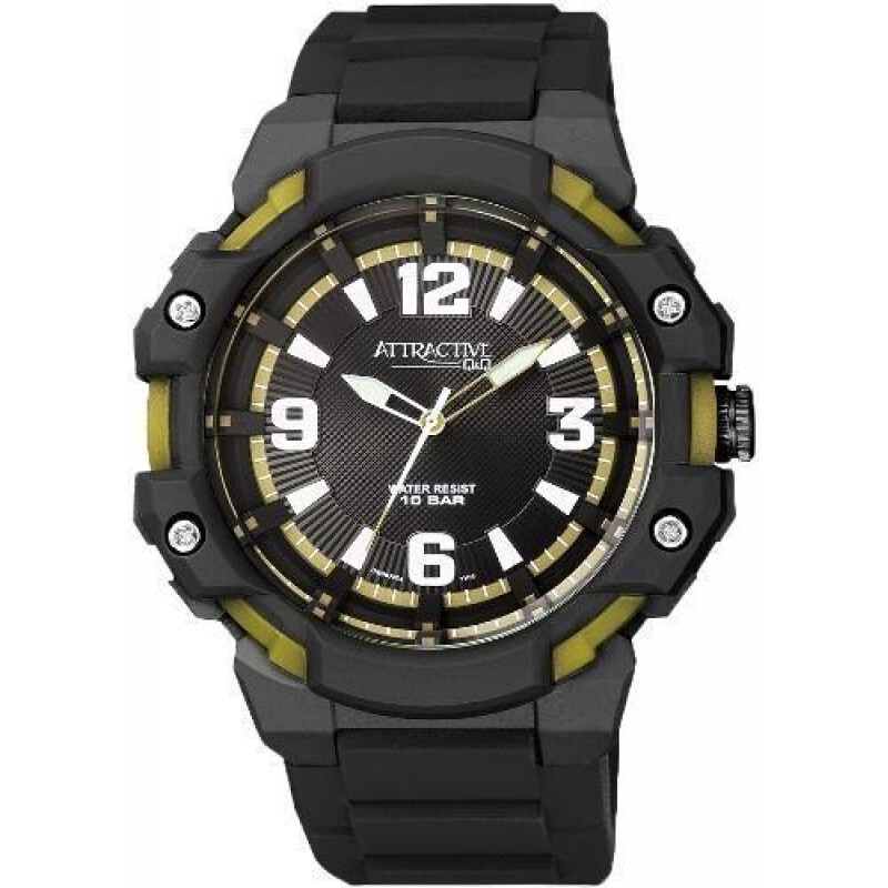 Reloj attractive q&q water resist 5 bar hotsell