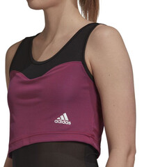 Женская теннисная футболка Adidas Bodysuit Primeblue W - scarlet/semi night flash