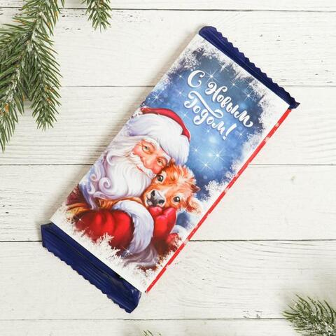 Обертка для шоколада «Добрый Дедушка Мороз», 18,2×15,12