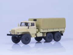Ural-4320 board with awning beige AutoHistory 1:43