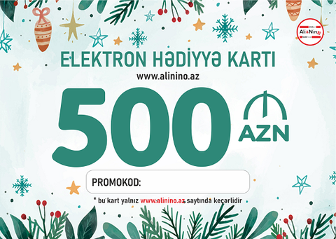 Elektron hədiyyə kartı Yeni İl 500 AZN