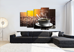 Модульная картина "Аромат кофе"