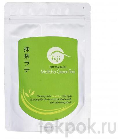 Порошковый зеленый чай Матча 2 в 1 Fuji Bot Tra Xanh Matcha Green Tea, 200 гр