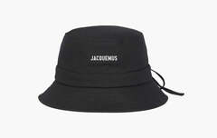 Jacquemus Le Bob Gadjo Bow Bucket Hat "Black"