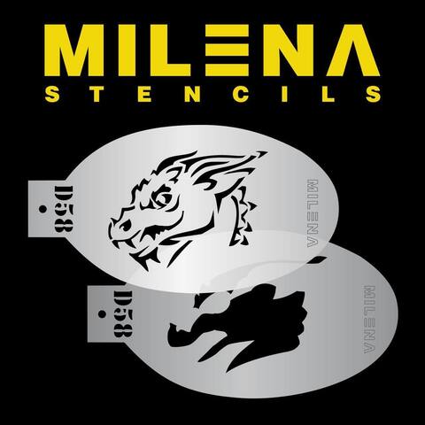 Трафарет Milena D58