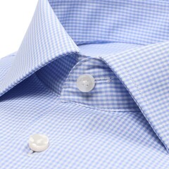 Сорочка Seidensticker Slim Fit 01.693660-12 в клеточку голубая