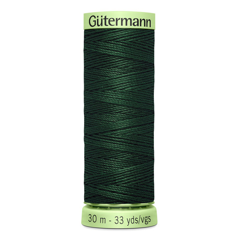 Нить Top Stitch 30/30 м для декоративной отстрочки, Gutermann, 472 т.бутылочный