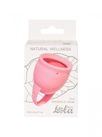 Розовая менструальная чаша Magnolia - 15 мл. - Lola Games Natural Wellness 4000-15lola