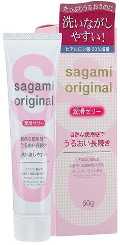 Гель-смазка на водной основе Sagami Original - 60 гр. - Sagami Sagami Original Sagami Original Gel 60g