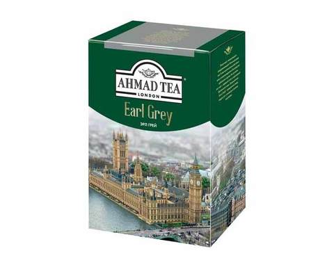 Чай черный листовой Ahmad Tea Earl Grey , 200 г