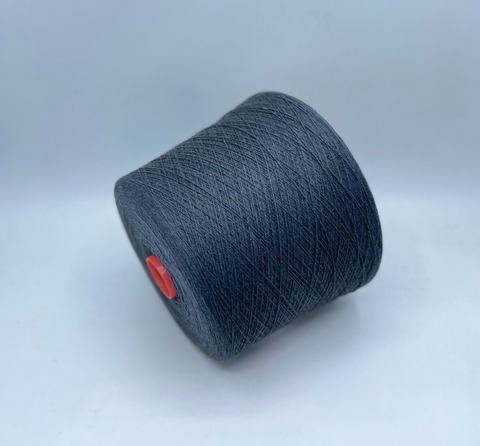 Zegna Baruffa (пр.Италия), art-Cashmere, 2/28 1400м/100 гр. 100% Кашемир, цвет-Серый,неоднотонный с синим отливом(293/55/699),арт-35466
