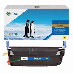 Картридж G&G для HP CLJ 5500/5550, желтый (12 000 стр.)