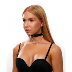 Чокер с цепочками, модель 2