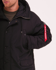 Парка Alpha Industries N-3B Altitude Mod Black (Черная)