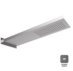 Almar Smart E044200.GM316 Верхний душ, 53.7х16.5см., настенный, 1 режим, цвет: оружейный металл брашированный фото