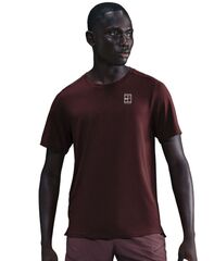 Теннисная футболка Nike Court Advantage Dri-Fit - burgundy crush/white