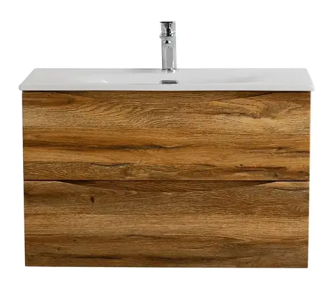 BelBagno MARINO-CER-MINI-800-2C-SO-RR-P MARINO-CER-MINI База под раковину подвесная с двумя выкатными ящиками, Rovere Rustico, 796x390x500, MARINO-CER-MINI-800-2C-SO-RR-P