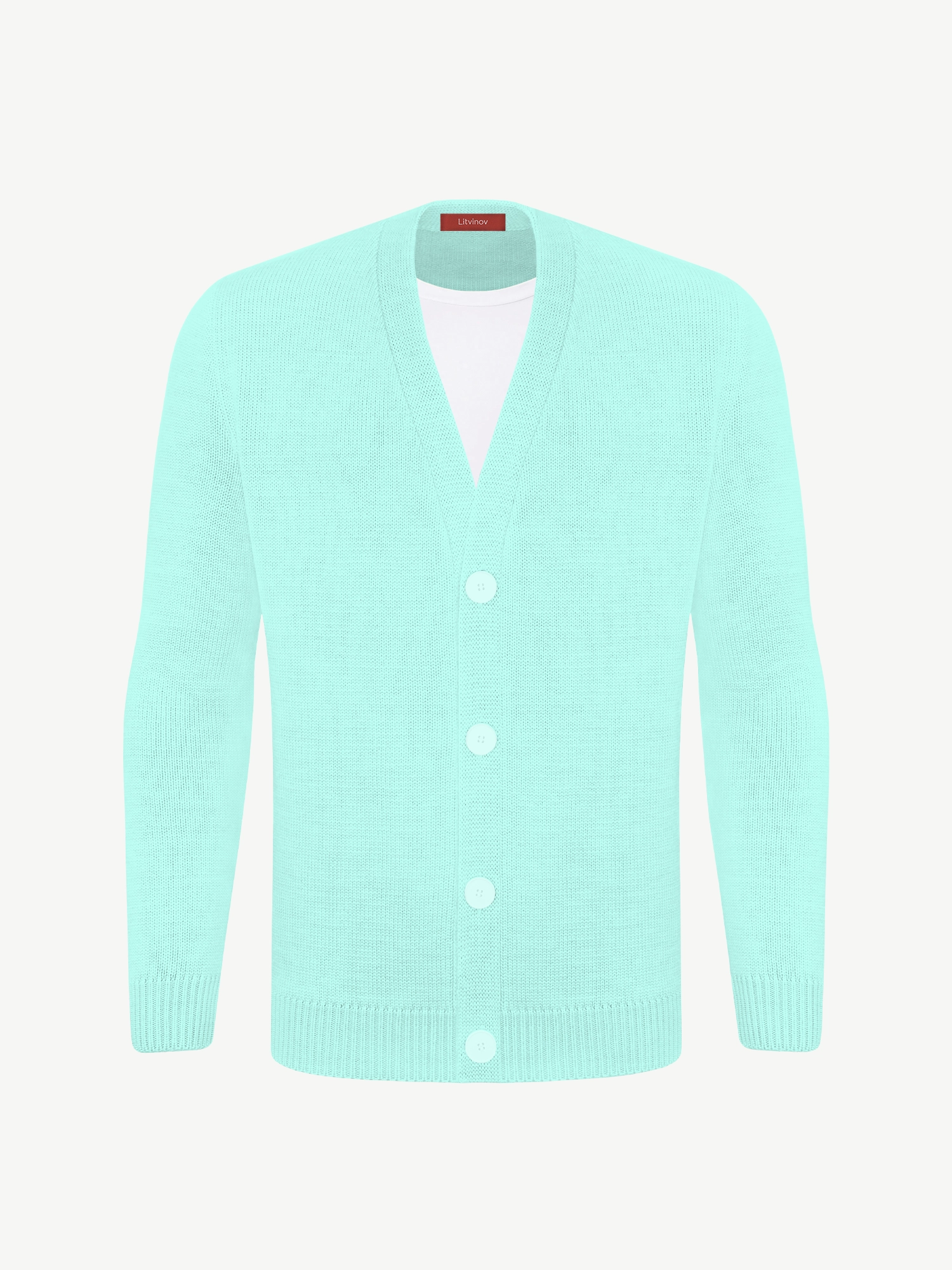 Кардиган с пуговицами из экохлопка