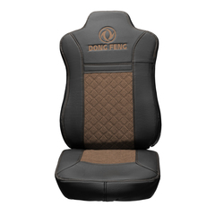 Чехлы DONGFENG GX (экокожа, черный, коричневая вставка)