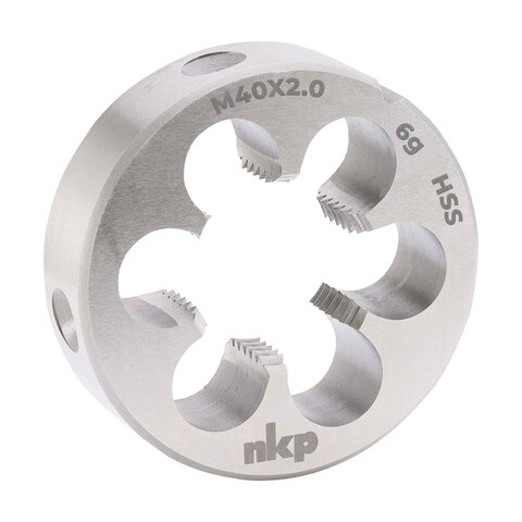 Плашка М40х2,0 DINEN22568 HSS 6g 75х20мм NKP 240401N