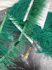 Перо зеленое