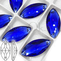 Купить оптом пришивные стразы недорого Sapphire - Сапфир, сапфировые, Navette