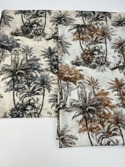 Вискоза штапель, а-ля де Жуи, коричневый