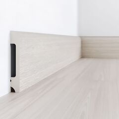 Плинтус дюрополимерный Solid UHD05/80 Дуб Млечный 80х13х2400 мм