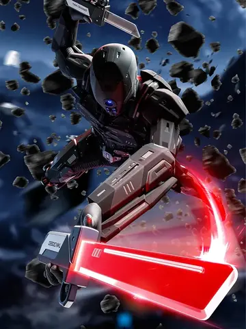 Меч Двухклинковый светящийся