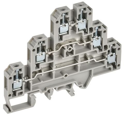 ARMAFIX Клемма винтовая CTS-ML 3 ур. 2,5мм2 серая IEK