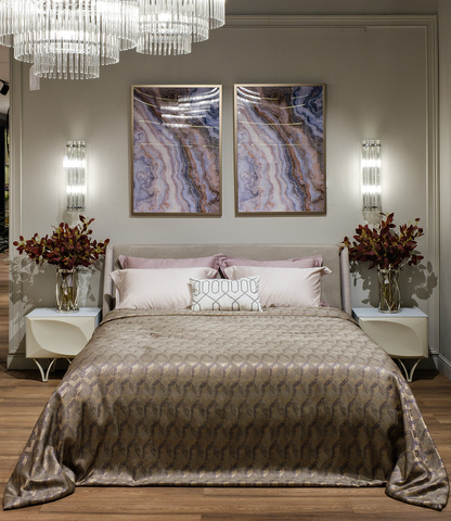 Покрывало 260x260 Garda Decor MODENA золотое