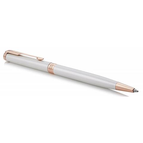 Шариковая ручка Parker Sonnet Slim K440 PREMIUM Pearl PGT Mblack (1931556)