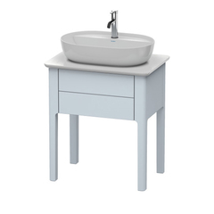 Duravit Luv База напольная, 743x688x450, 1 выдв.ящик, цвет светло-голубой шелковисто-матовый LU956009797 фото