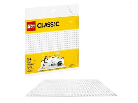 Lego mat 11010 White Baseplate