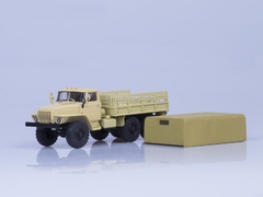 Ural-4320 board with awning beige AutoHistory 1:43