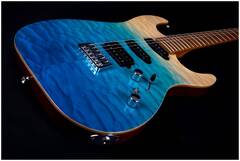 Электрогитара шестиструнная JET JS-1000 QTBL