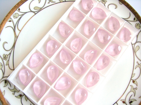 Капли 18*13 мм Powder rose