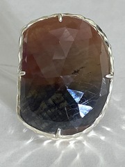 Сапфир (серебряное кольцо)