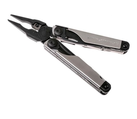 Мультитул Leatherman Surge Black & Silver, нейлоновый чехол, 21 функция (832462) чёрно-серебристый | Multitool-Leatherman.Ru