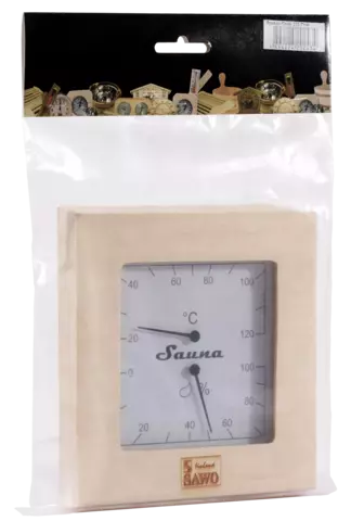 SAWO Термогигрометр квадратный 225-THA - купить в Москве и СПб недорого по цене производителя

