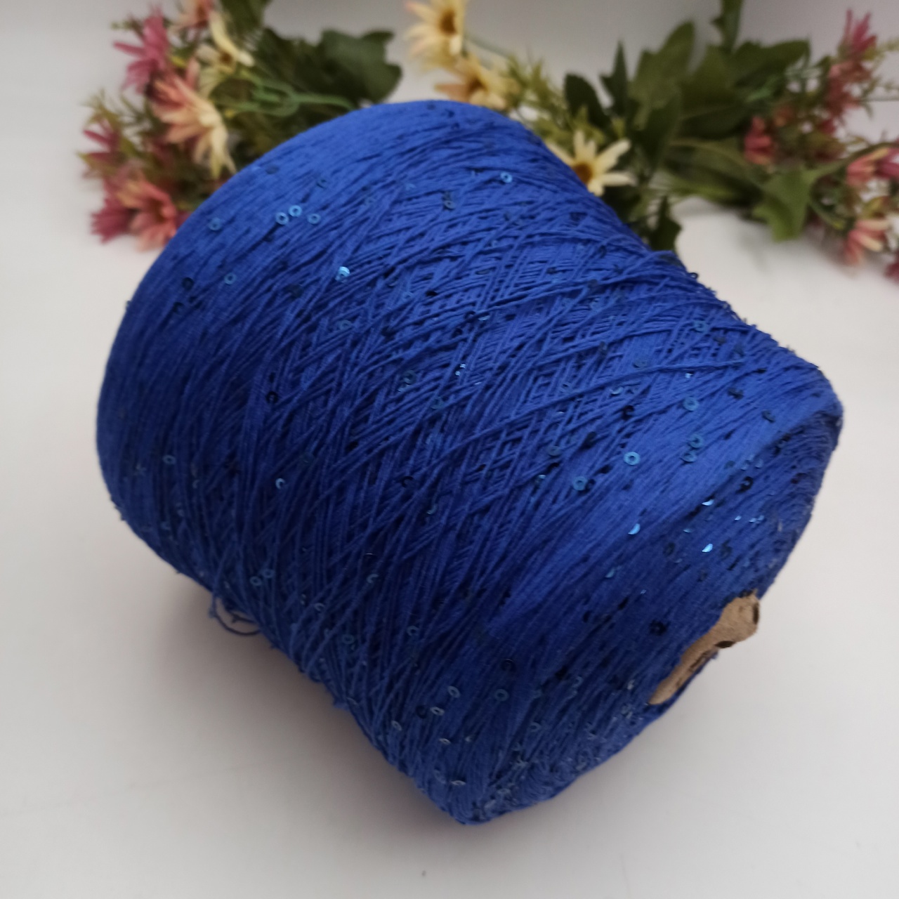 Cotton Stellar - 006 Королевский синий, пайетка 3мм