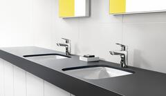 Смеситель для раковины 100, с донным клапаном, хром Hansgrohe Logis 71100000