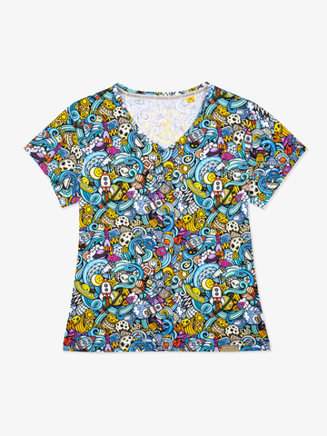 Женская футболка «Это Космос!» из мягкого хлопкового трикотажа / Распродажа