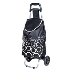 66-8-034 Сумка-тележка хозяйственная черная, 92x35x28см, колёса D150мм, сталь (РемоКолор)