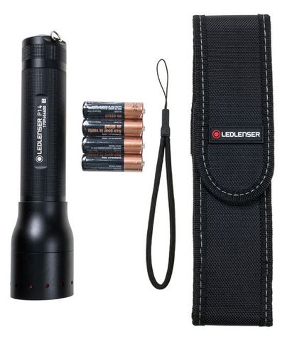 Фонарь ручной Led Lenser P17, чёрный, светодиодный, Dx3 (500903)