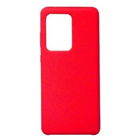 Силиконовый чехол Silicone Cover для Samsung Galaxy S20 Ultra (Красный)