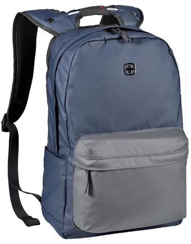 Картинка рюкзак городской Wenger wenger 6050 синий/серый - 1