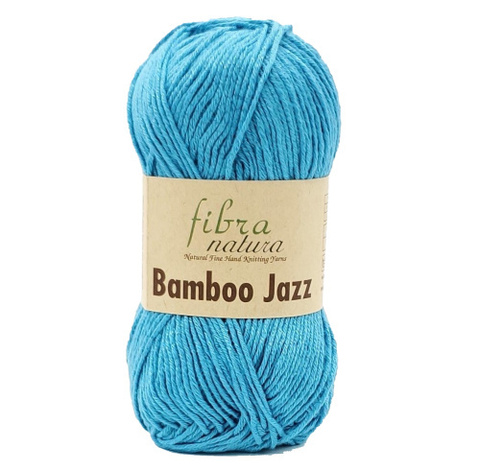 Пряжа Fibra Natura Bamboo Jazz 207 бирюза (уп.10 мотков)