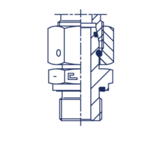 Штуцер FNE DS38 BSP1.1/2" CAST